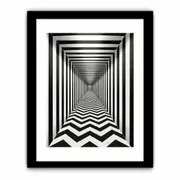 Modern Art Originals Illusion Art Framed print
