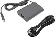 LZUMWS 65W Charger AU Plug 20V 3.25A USB-C Laptop Adapter for Dell Latitude 5491/7380/5580 XPS 12/13 LA65NM170 HA65NM170 with Power Cable
