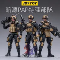 在飛比找蝦皮商城精選優惠-JOYTOY暗源PAP特種部隊武裝警察可動軍事兵人3.75寸