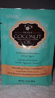 Hask Monoi Coconut Oil Nourishing DEEP CONDITIONER Moisturizes 1.75 oz/50g New