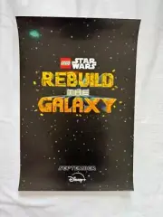 LEGO STAR WARS Rebuild the Universe 13x19 Original Promo Poster SDCC 2024 MINT B