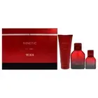 Kinetic by Tumi for Men - 3 Pc Gift Set 3.4oz EDP Spray, 1oz EDP Spray, 6.7oz...