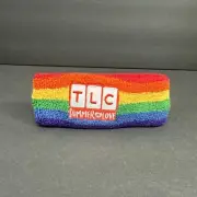 TLC Summer Of Love Gay Pride Rainbow Headband Retro Mod Disco LGBTQ Queer New
