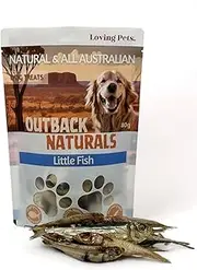 Loving Pets Whole Little Fish Dog Treats, 80g Grams