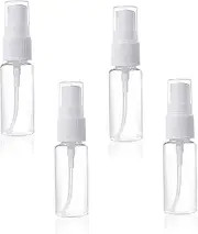 CHDZSW 4 x 20 ml Spray Bottle, Transparent Atomiser Bottles, Small Spray Bottle, Travel Atomiser Small Plastic Mist Perfume Atomiser for Perfumes, Water Alcohol