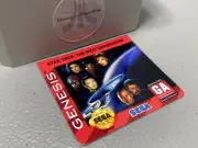 Star Trek the Next Generation (Sega Genesis) Replacement Label