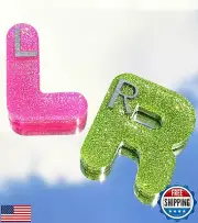 Plifal Xray Markers with Lead Initials - Glitter Radiology X-ray Markers in R