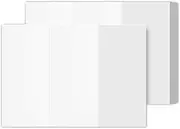 Blank Bright White Tri-Fold Brochure Card Stock, 3 Panel Brochure for Restaurant Menus, Business Flyers and Pamphlets | 8.5” x 11” | 65lb (176gsm) Cardstock | 50 per Pack