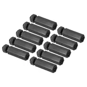 M3 Nylon Hex Standoff Screws Nuts, 100Pack PCB Threaded Kit(16mm+5mm, Black)