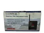 C.Crane Digital FM Transmitter NOAA Weather Ham Band Portable Radio Sangean New