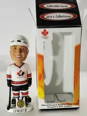 Mario Lemieux Team Canada French Rare Bobble Dobbles Bobble Head Bobblehead NIB