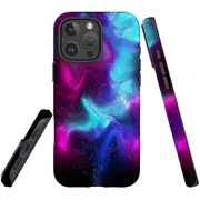 For iPhone 16 Pro Max Case Protective MagSafe Compatible Cover Abstract Galaxy