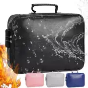 Large Fire Proof money Bag Fireproof Document Pouch Waterproof Safe Cash US
