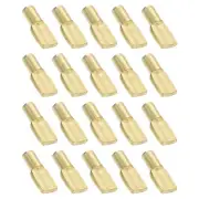 20Pcs Shelf Support Pegs, 5mm Spoon Shape Shelf Support Pin (Gold)