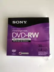 SONY Handycam DVD-RW 2-Pack 30 Min 1.4GB NEW SEALED