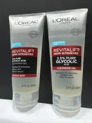 2x L'Oreal Paris Revitalift Derm Intensives 3.5% Glycolic Acid Cleanser 6.7oz/ea