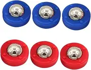 GETAJGHSD 6pcs Shuffleboard Tabletop Curling Game Pieces Mini Rollers Set Replacement Balls for
