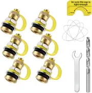 Kokiya 6Pcs Fuel Gas Can Vent Caps, Fuel Gas Tank Vent Caps Gas Can Replaceme...
