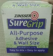 Zinsser Sure Grip Wallcovering Adhesive and Wall Size Wallpaper Installation