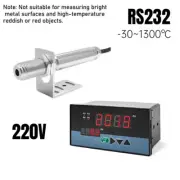 Non-contact Infrared 220V Thermometer Sensor Temperature Tool W/Controller RS232
