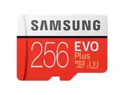 AUTHENTIC Samsung EVO Plus 256GB UHS-I microSDXC U3 Memory Card (MB-MC256GA/EU)