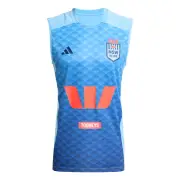 NRL 2025 Training Singlet - New South Wales Blues - NSW - Mens - Light Blue