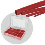 560pcs Red Heat Shrink Tubing Tube Assorted Sizes Wire Insulation Sleeving Kit
