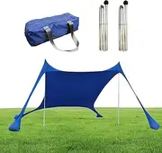 Beach Tent,Outdoor Sun Shade UPF50+ - Portable Breathable Beach Tent for Family Outing Fishing Festival Camping Vacation Sports Picnic