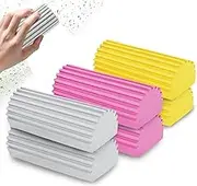 Pack of 6 Reusable Dust Sponges, Absorbent PVA Sponge, Dust Damp Clean Duster Sponge, PVA Kitchen Sponges, Multifunctional PVA Super Absorbent Cleaning Sponge Block (Rectangular)