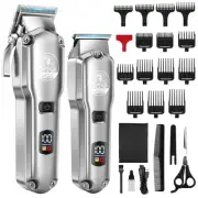 Hair Clippers and Trimmers Set for Men Professional, T-Blade Zero Gapped Bear...