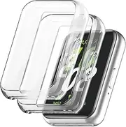 USTIYA 2X Case for Samsung Galaxy Fit 3 Smartwatch Cover Screen Protector TPU (Clear)