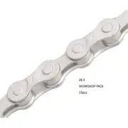 KMC Z8.3 Chain Workshop Box - 6-8 Speed, 116L, Silver, w/Connect Link & 25 Chain