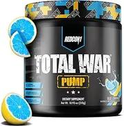 Redcon1 Total War Pump Non Stim Blue Lemonade Pre Workout Powder 304 g