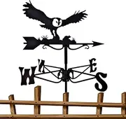 Weather Vane - Metal Weather Vane Man and Dog | Outdoor Yard Wind Vanes Indicators Ornament | Exquisite Sturdy Fun Pathway Driveway Farm Landscapes for Farmhouse Decor Rustic Charm