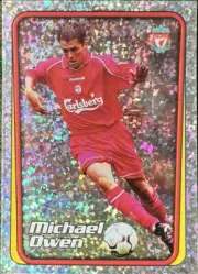 Michael Owen Foil - Merlin Premier League Sticker 2002 - Nr Mint Liverpool 219