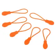 Zipper Pulls Replacement 10pcs Extension Cord Handle Tag Extender Head Orange