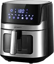 [My Best Buy] Devanti Air Fryer 6.5L LCD Fryers Oven Airfryer Healthy Cooker Oil Free Kitchen