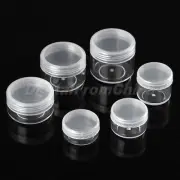 Empty Nail Art Glitter Gem Powder Bottle Jar Container Decoration Makeup Decor