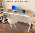 MOBILE TROLLEY COMPUTER TABLE LAPTOP IPAD STUDY HOSPITAL HALL DESK ADJUSTABLE