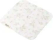 Wellis BABY Premium Organic Burp Cloth Mommy Cotton Flower 1 Piece (WellisBABY Mummy Towel, Cotton Flower)
