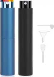 Travel Perfume Refillable Bottle, Perfume Atomiser, 2Pcs 10Ml Scent Perfume Disp