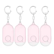 Personal Safety Alarm Rechargeable with Flashlight - Version 2 - pack of 4