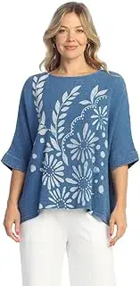[Jess & Jane] Napoli Mineral Washed Double Gauze Oversized Poncho Top