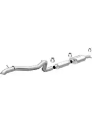 MagnaFlow For 12-18 Jeep Wrangler 2.5in Overland Series Cat-Back Exhaust (19539)