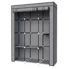Portable Closet, Bedroom Wardrobe Closet for Hanging Clothes with Non-Woven F...
