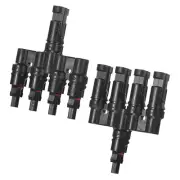 Solar Panel Connector T Branch 4 to 1 Parallel Adapter Solar Panel Splitter