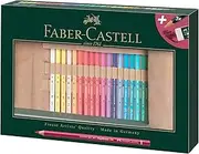 Faber-Castell Polychromos PU Leather Pencil Roll of 34 pieces (18-110030) Multicolor