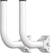 KGDSFG Universal Wireless Bridge Bracket Mount,Pole and Wall-Mounted Mount for Outdoor Ap Access Point Client Bridge Cpe, Easy to Use 2-Pack