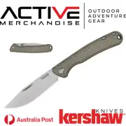 Kershaw 4320 Federalist Folding Knife - Green Micarta