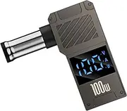 Type C Laptop Charger Adapter - 100W Type C to DC Charger Adapter with Digital Display | Portable Plug Converter for Electronic Devices